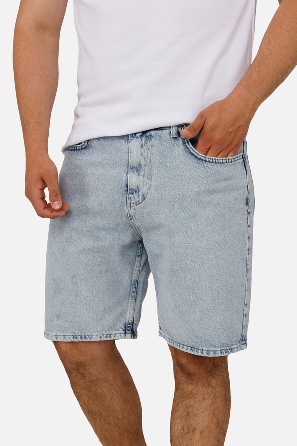 Мужские джинсовые шорты 44 цвет голубой ЦБ-00250657 SKT000993998 фото