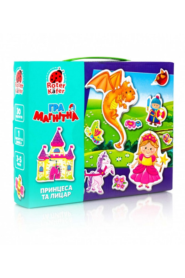 Игра настольная "Магнитная игра Принцесса и рыцарь" цвет разноцветный ЦБ-00154368 SKT000525572 фото