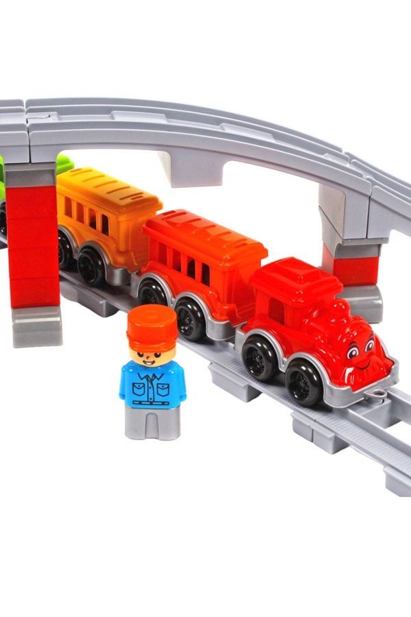 Іграшка "Конструктор залізниця ТехноК" Technok Toys 1300 ЦБ-00282344 фото