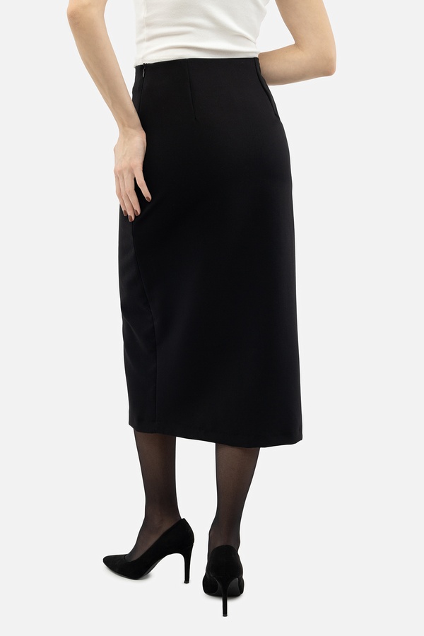 Женская юбка 44 цвет черный ЦБ-00241514 SKT000961747 фото