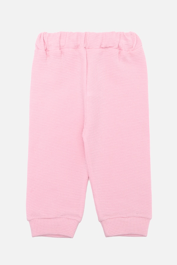 Костюм з штанами для дівчинки 68 колір рожевий ЦБ-00243108 SKT000966985 фото