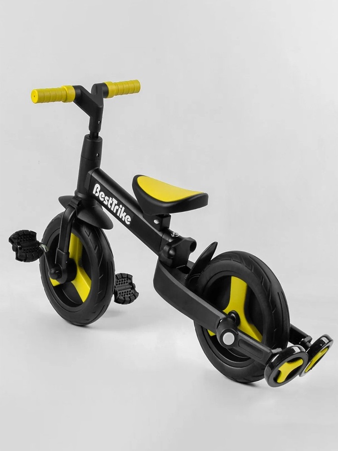 Велосипед-трансформер Best Trike цвет черно-желтый ЦБ-00215548 SKT000898854 фото