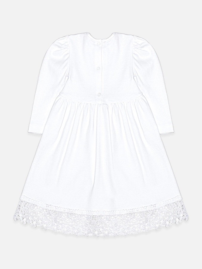 Сукня з пов'язкою дівчинці (для хрестин) 68 колір білий ЦБ-00173204 SKT000579201 фото