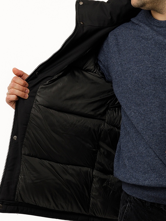 Мужская короткая куртка 54 цвет черный ЦБ-00220367 SKT000909495 фото