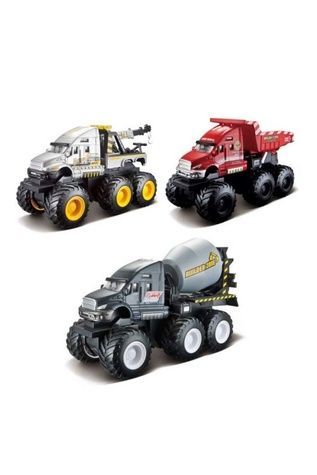Игрушечная машинка FM Builder Zone Quarry Monsters MAISTO 21191 ЦБ-00250194 фото
