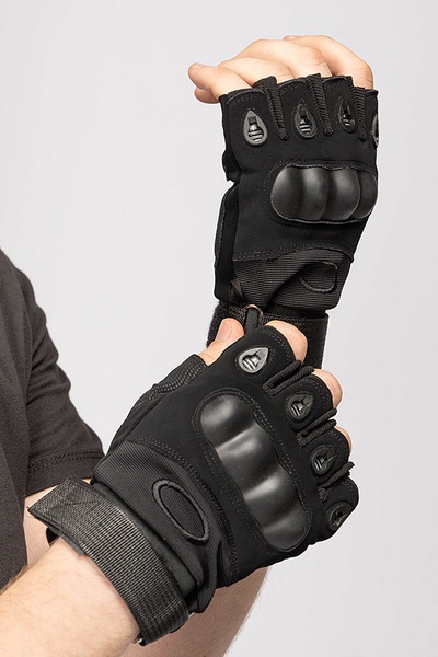 Мужские перчатки 10 цвет черный ЦБ-00195937 SKT000858509 фото