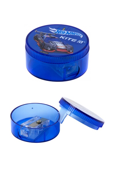 Точилка з контейнером кругла Hot Wheels колір синій ЦБ-00081283 SKT000388970 фото