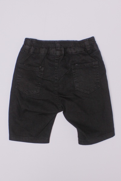 Джинсовые шорты для мальчика 122 цвет черный ЦБ-00187568 SKT000835364 фото