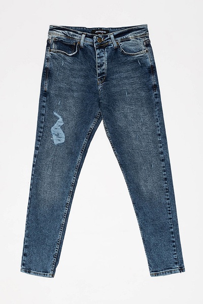 Мужские джинсы 58 цвет синий ЦБ-00187576 SKT000835421 фото