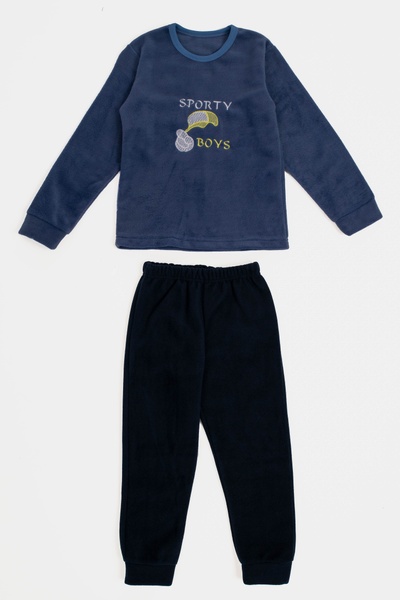 Піжама для хлопчика з довгим рукавом 152 колір синій ЦБ-00232004 SKT000937661 фото
