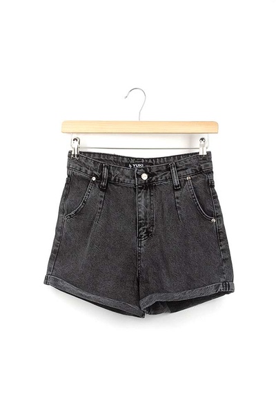 Шорти джинсові жіночі колір світло-сірий ЦБ-00166039 SKT000559457 фото