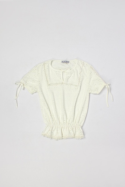 Блуза жіноча 48 колір білий ЦБ-00167953 SKT000563606 фото