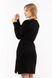 Жіноча сукня 46 колір чорний ЦБ-00195677 SKT000857827 фото 4