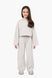 Штани спортивні для дівчинки колір світло-сірий 134 ЦБ-00290526 фото 2