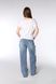 Джинси wide leg жіночі колір блакитний 52 ЦБ-00292064 фото 3