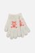 Рукавички для дівчинки колір молочний 2.5 ЦБ-00287082 фото 1
