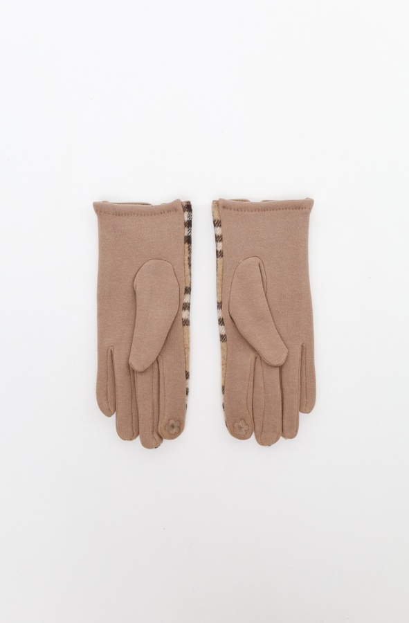 Жіночі рукавички 7.5 колір бежевий ЦБ-00227339 SKT000926205 фото