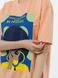 Жіноча подовжена футболка регуляр 50 колір персиковий ЦБ-00215338 SKT000898380 фото 2