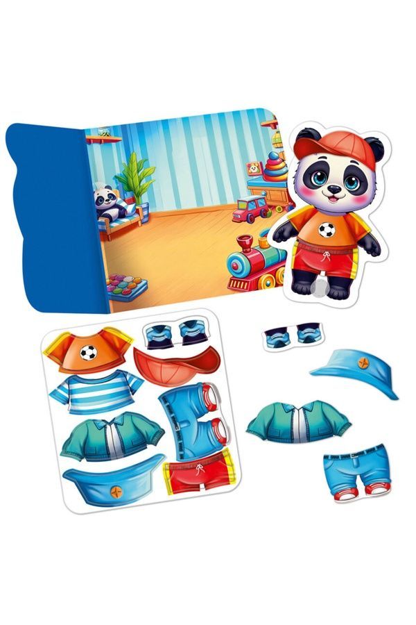 Игра развивающая Vladi Toys с липучками "Панда" Vladi Toys VT1320-06 ЦБ-00288087 фото
