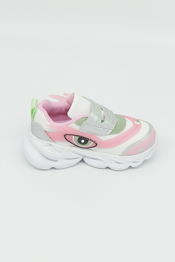 Кросівки для дівчинки 21 колір біло-рожевий ЦБ-00179574 SKT000854755 фото