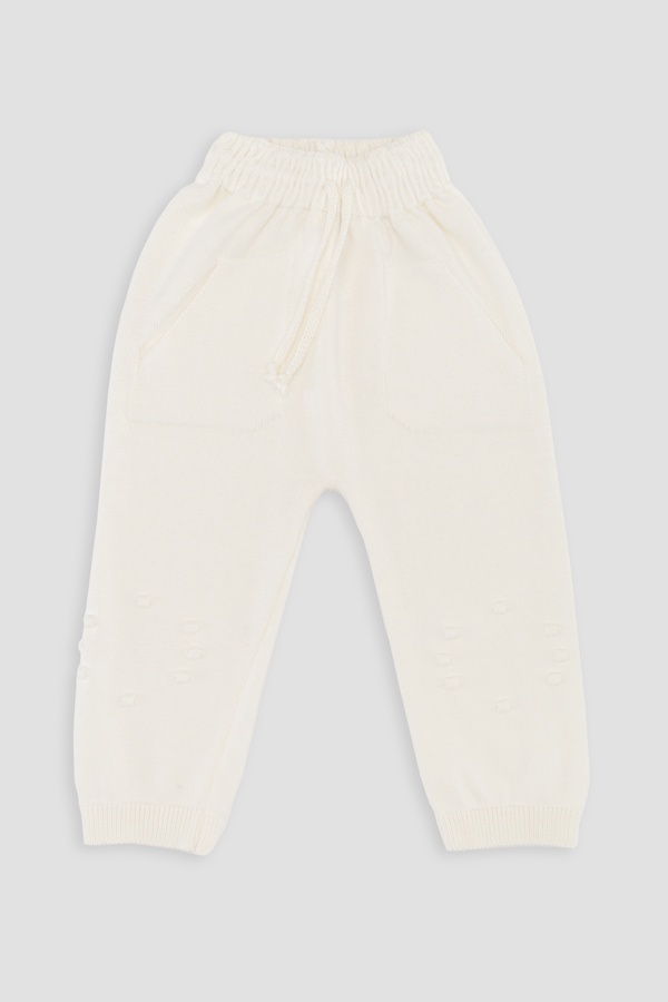 Костюм зі штанами для дівчинки 68 колір молочний ЦБ-00255645 SKT001007825 фото