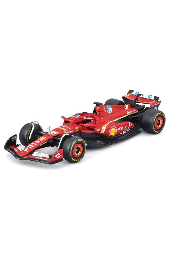 Автомодель з фігуркою Ferrari Racing - SF-24 Bburago Bburago 18-36844 ЦБ-00283050 фото