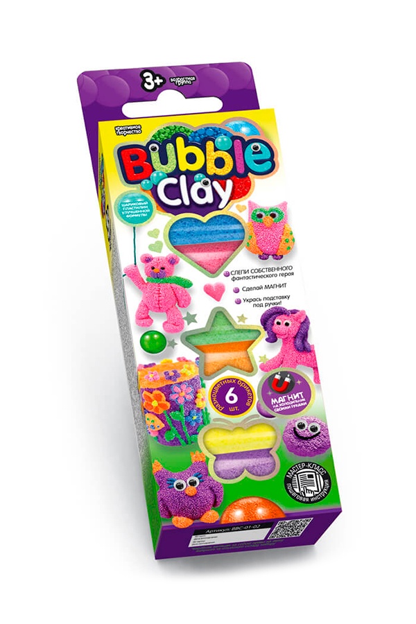Набор для творчества «BUBBLE CLAY» цвет разноцветный ЦБ-00009401 SKT000295985 фото