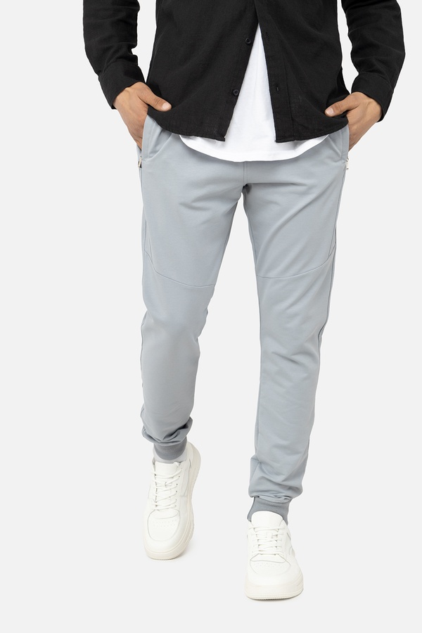 Чоловічі спортивні штани 44 колір світло-сірий ЦБ-00245745 SKT000982606 фото