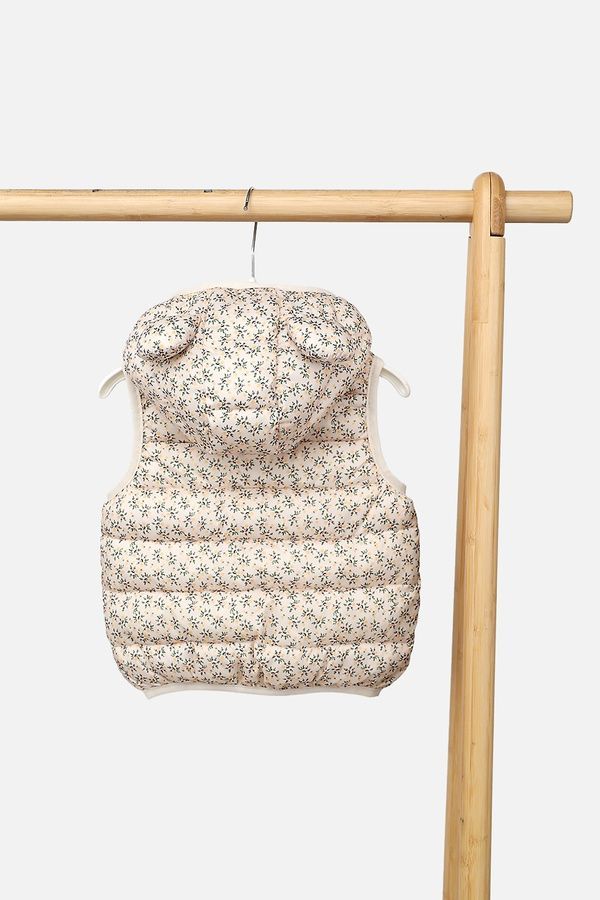 Жилет утеплений для дівчинки колір молочний 104 ЦБ-00289113 фото