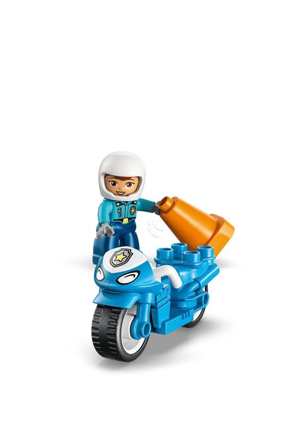 Конструктор LEGO DUPLO Синий полицейский мотоцикл 10471 ЦБ-00290962 фото