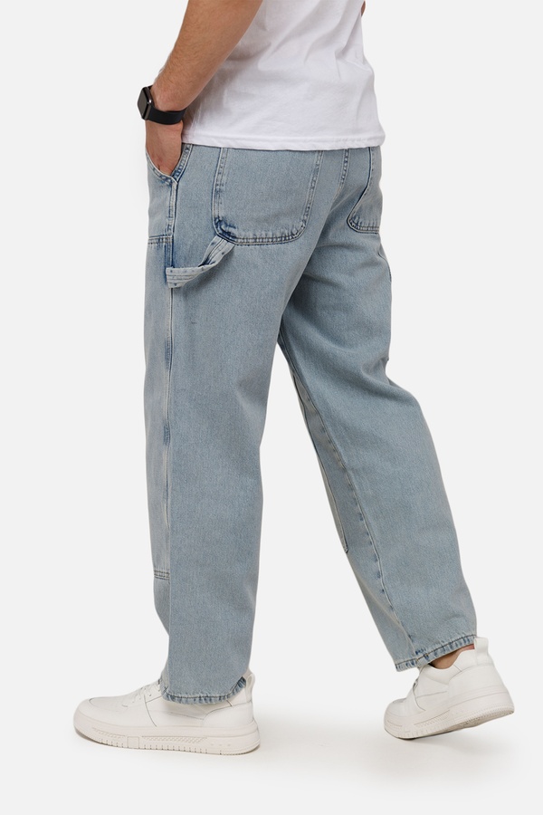 Мужские джинсы baggy 44 цвет голубой ЦБ-00251080 SKT000995435 фото