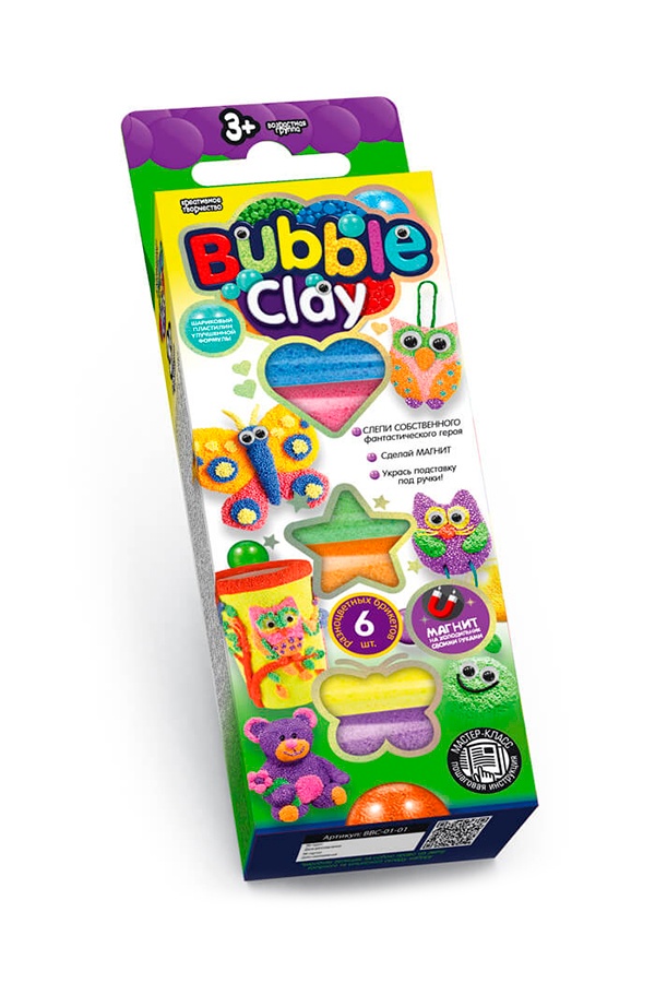 Набір для креативної творчості «BUBBLE CLAY» колір різнокольоровий ЦБ-00009401 SKT000295985 фото