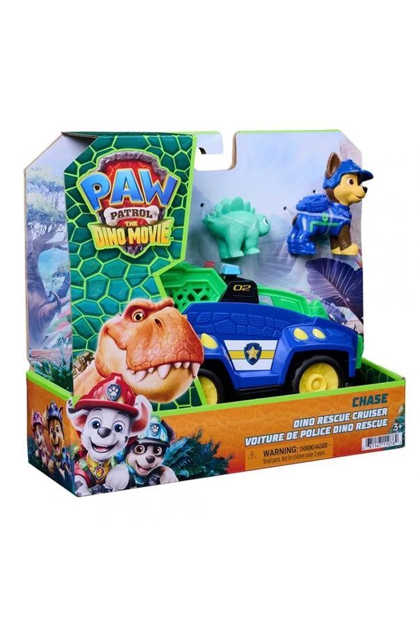 Щенячий патруль: Динокино. Спасательный автомобиль с водителем Гонщик Paw Patrol SM97236/6075756 ЦБ-00300035 фото