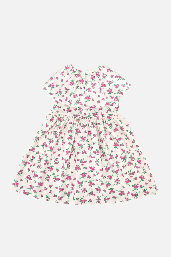Платье с коротким рукавом для девочки 110 цвет молочный ЦБ-00247373 SKT000986865 фото