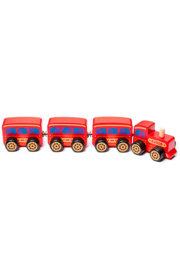 Дерев'яна іграшка-поїзд "Cubika" колір різнокольоровий ЦБ-00149178 SKT000511251 фото