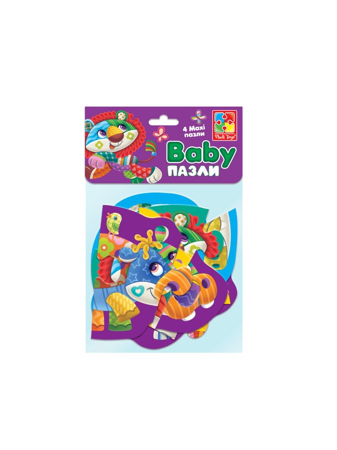 Бебі MAXI пазли картонні в пакеті "Диво-зоопарк" колір різнокольоровий ЦБ-00188899 SKT000838942 фото