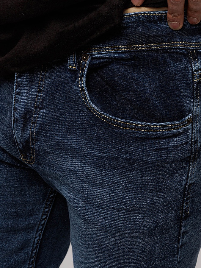 Чоловічі джинсові джогери 54 колір синій ЦБ-00220182 SKT000909058 фото