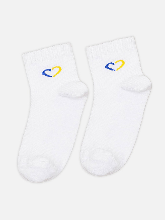Шкарпетки для дівчинки 21-22 колір білий ЦБ-00219850 SKT000908425 фото