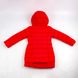 Куртка довга червона зимова, на дівчинку 158 колір червоний ЦБ-00141827