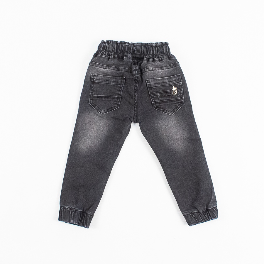 Джогеры/ джинсы детские на мальчика 98 цвет черный ЦБ-00137654 SKT000484949 фото