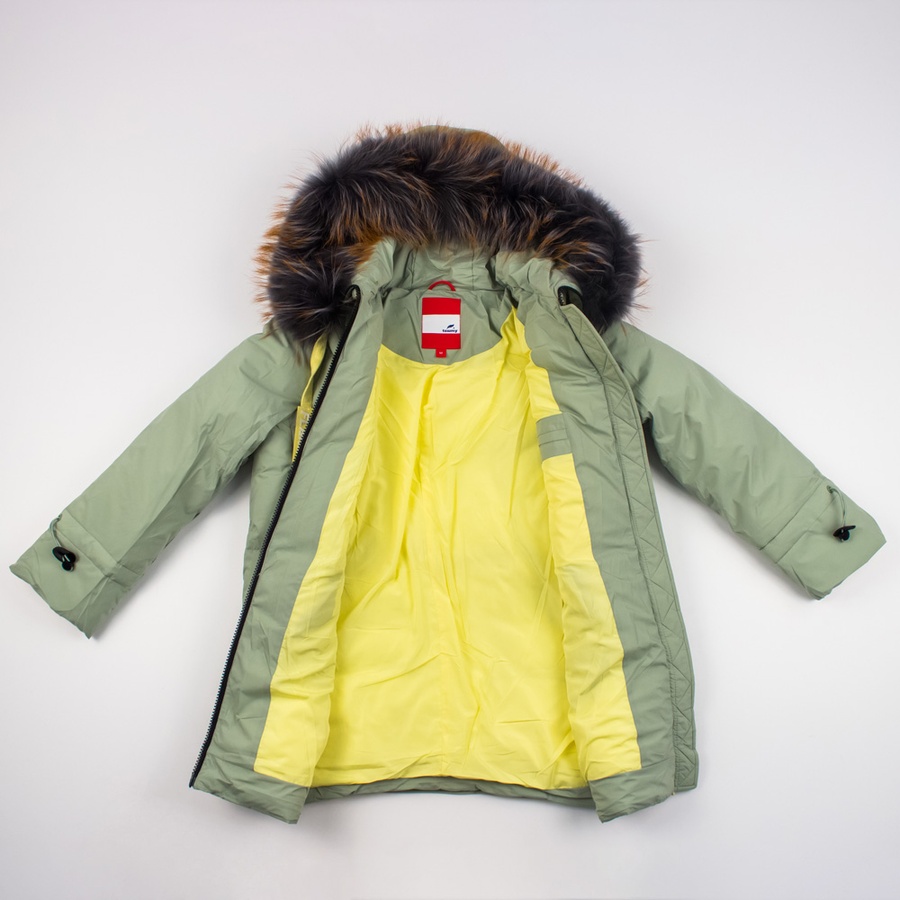 Куртка довга зимова жіноча, м'ятна 44 ЦБ-00135237 SKT000479278 фото