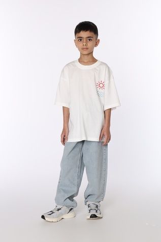 Джинсы skater для мальчика цвет голубой 152 ЦБ-00290693 фото