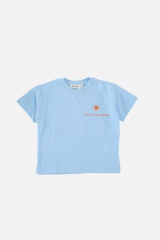 Футболка с коротким рукавом для мальчика цвет голубой 110 ЦБ-00295531 фото