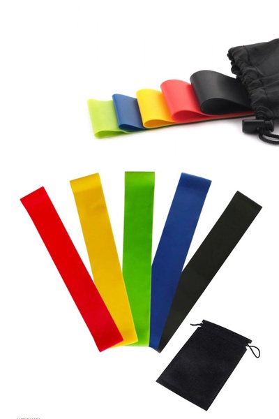 Еспандер стрічка, набір 5шт колір різнокольоровий ЦБ-00165324 SKT000557254 фото