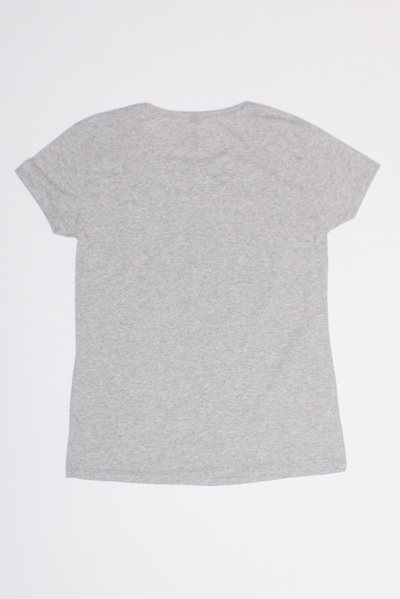 Жіноча футболка 48 колір сірий ЦБ-00192012 SKT000847773 фото