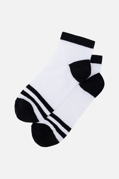 Чоловічі шкарпетки 43-45 колір білий ЦБ-00245295 SKT000981132 фото