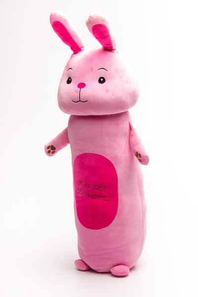 М'яка іграшка "Обіймашка Зайка" колір рожевий ЦБ-00160597 SKT000543735 фото
