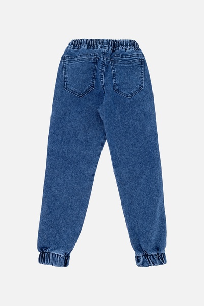 Джогеры джинсовые для мальчика 146 цвет синий ЦБ-00243735 SKT000969212 фото
