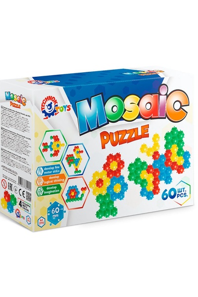 Іграшка мозаїка-пазли "Бджілка" колір різнокольоровий ЦБ-00006488 SKT000292602 фото