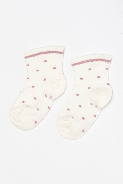 Шкарпетки на дівчинку 27-30 колір молочний ЦБ-00182595 SKT000604350 фото